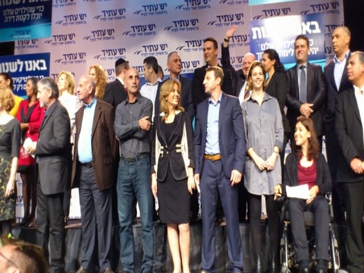 Yonah covering Yesh Atid during the election